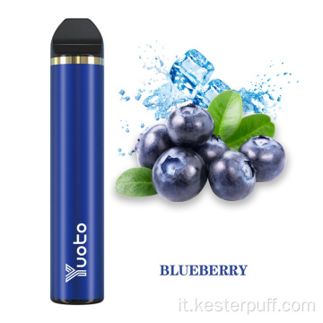 Vendite a caldo Yuoto VAPE usa e getta 900Mah 1500 sbuffi